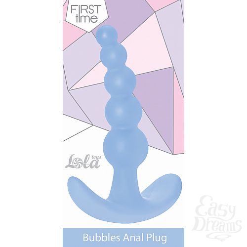  3  Lola Toys First Time    Bubbles Anal Plug Pink 5001-02lola