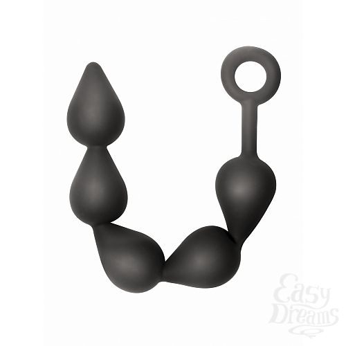  1:  Lola Toys Back Door Collection Black Edition    Black Edition Anal Super Beads 4221-01lola