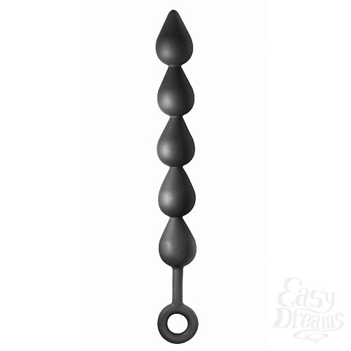  2  Lola Toys Back Door Collection Black Edition    Black Edition Anal Super Beads 4221-01lola