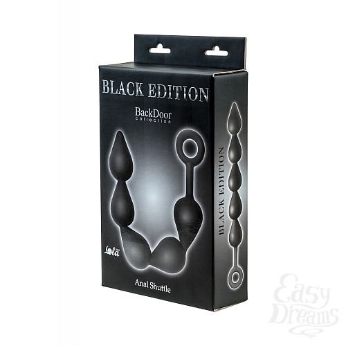  3  Lola Toys Back Door Collection Black Edition    Black Edition Anal Super Beads 4221-01lola