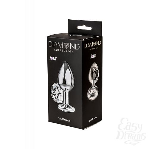  4  Lola Toys Diamond    Diamond Clear Sparkle Large 4010-01Lola