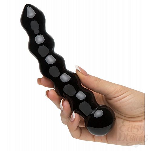  3  ׸   Fifty Shades Freed It s Divine Black Glass Beaded Dildo - 20,3 .