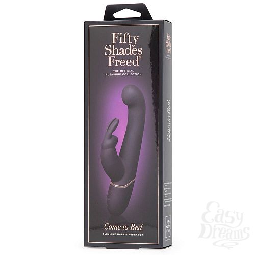  6    Fifty Shades Freed Come to Bed Rechargeable Slimline G-Spot Rabbit Vibrator - 22,2 .