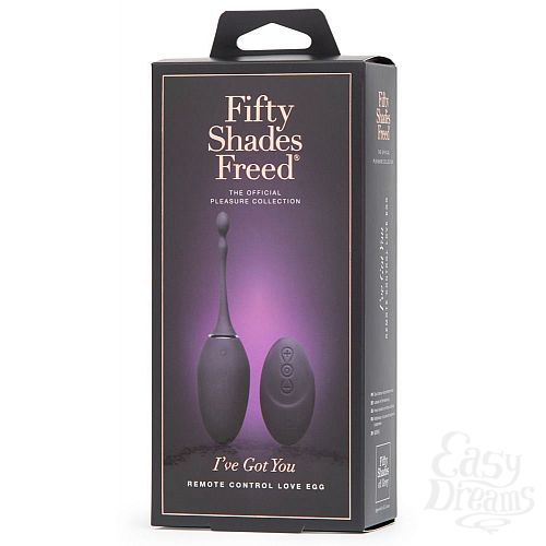  6    Fifty Shades Freed I ve Got You Rechargeable Remote Control Love Egg