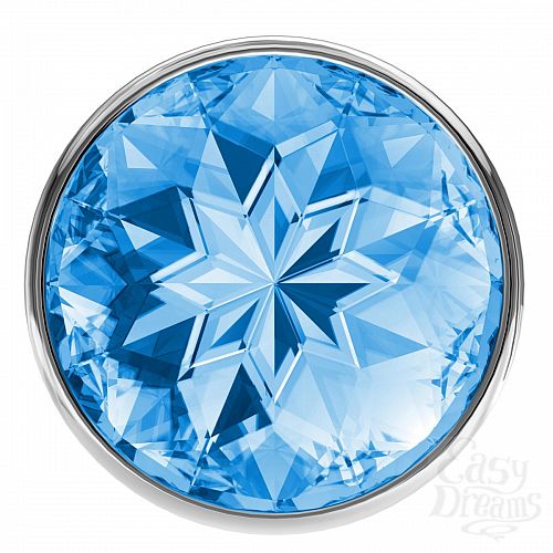 3      Diamond Light blue Sparkle Large    - 8 .