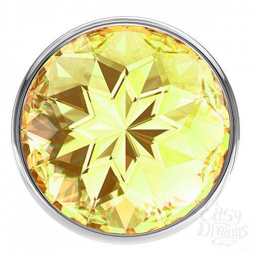  3      Diamond Yellow Sparkle Large    - 8 .