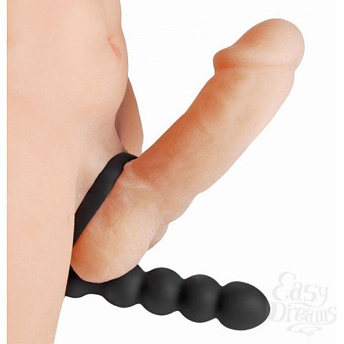  2      Double Fun Cock Ring with Double Penetration Vibe