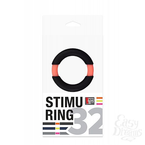  2  ׸   NEON STIMU RING 32MM BLACK/ORANGE