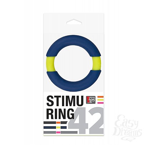  2     NEON STIMU RING 42MM BLUE/YELLOW