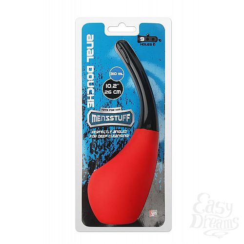  2    MENZSTUFF 310ML ANAL DOUCHE RED/BLACK