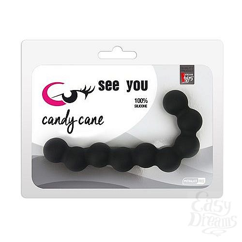  2  ׸   SEE YOU CANDY CANE ANAL BEADS - 13,1 .