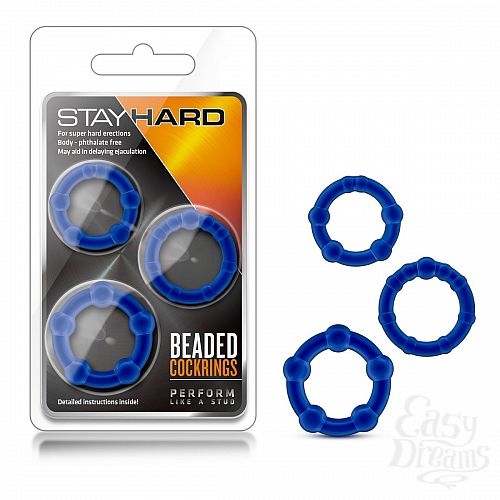  2    3    Stay Hard Beaded Cockrings