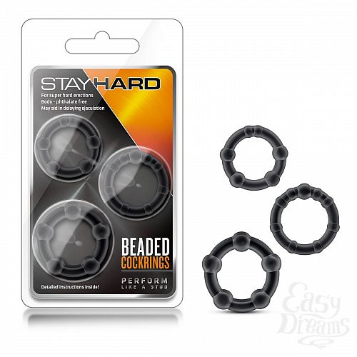  2    3    Stay Hard Beaded Cockrings