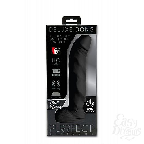  2  ׸ -   PURRFECT SILICONE DELUXE ONE TOUCH 8INCH - 20 .