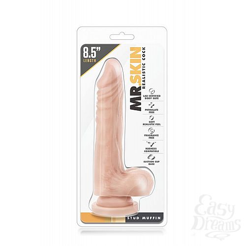  2      Dr. Skin Realistic Cock Stud Muffin - 21,6 .