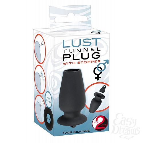 6  -   Lust Tunnel Plug with Stopper