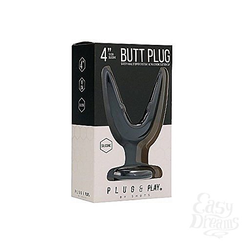  2 Shotsmedia   4 Inch Split  1 Black SH-PLU011BLK