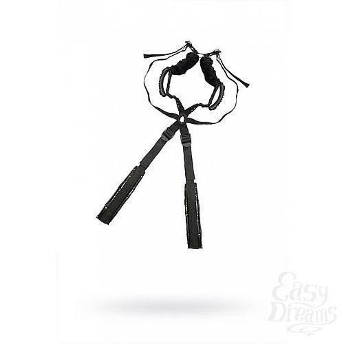 Фотография 1:  Чёрный бондажный комплект Romfun Sex Harness Bondage на сбруе