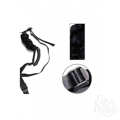 Фотография 3  Чёрный бондажный комплект Romfun Sex Harness Bondage на сбруе