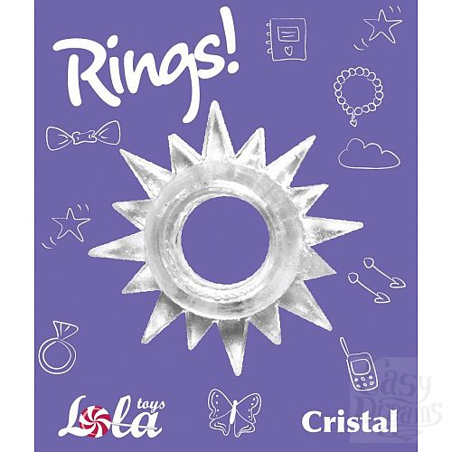 Фотография 2  Прозрачное эрекционное кольцо Rings Cristal