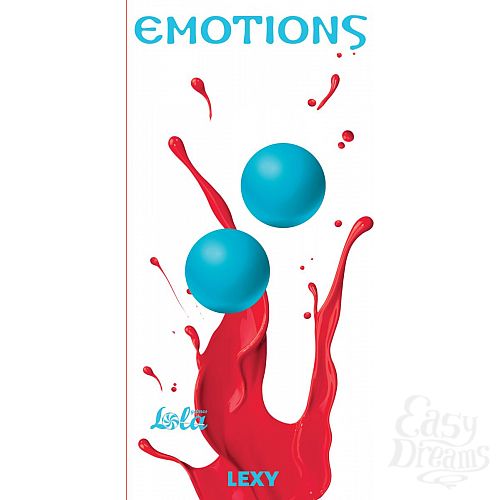 Фотография 2  Голубые вагинальные шарики без сцепки Emotions Lexy Medium