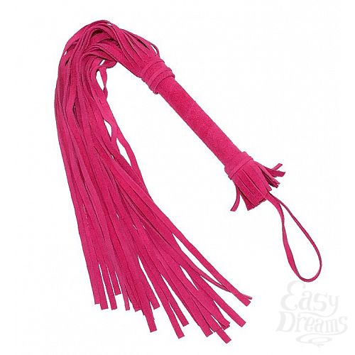 Фотография 1:  Розовая плеть «Королевский велюр» - 65 см.