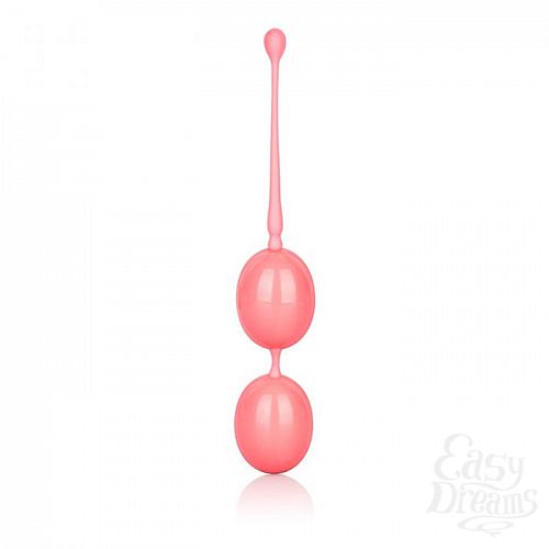 Фотография 1:  Розовые вагинальные шарики Weighted Kegel Balls