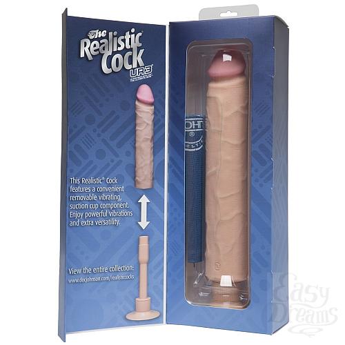 3    The Realistic Cock ULTRASKYN Without Balls Vibrating 12  - 33,5 .