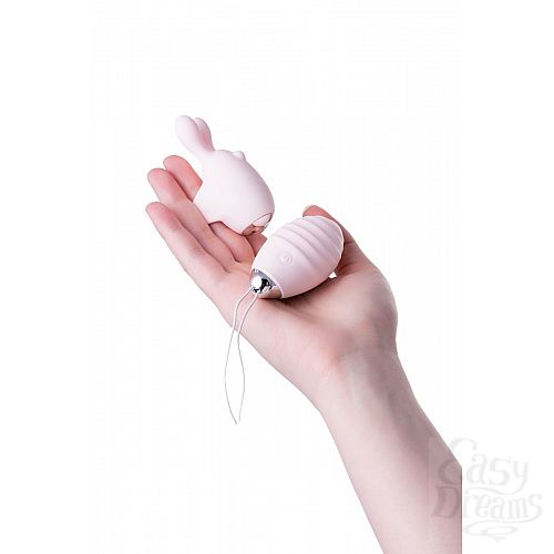 Фотография 20  Нежно-розовый набор VITA: вибропуля и вибронасадка на палец 