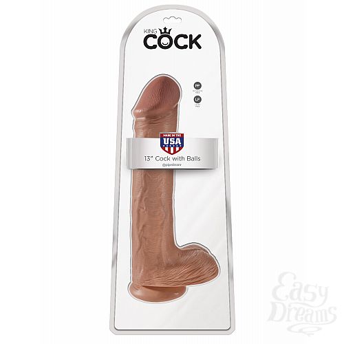 1: Pipedream Products Inc     King Cock 13 Cock with Balls, 35.5  