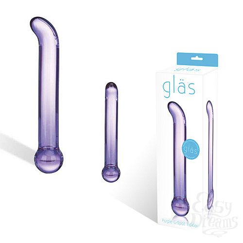  1: Glas,    G- PURPLE G-SPOT TICKLER GLAS-51