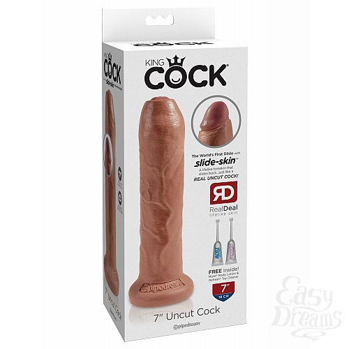  1: Pipedream Products Inc    King Cock 7 Uncut Cock  Pipedream, 19  