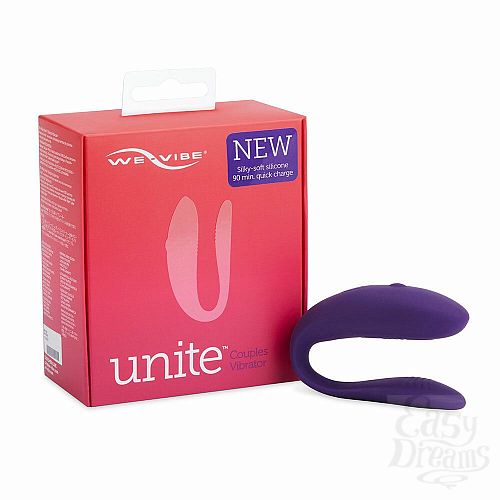 Фотография 2  Фиолетовый вибратор для пар We-vibe Unite 2.0