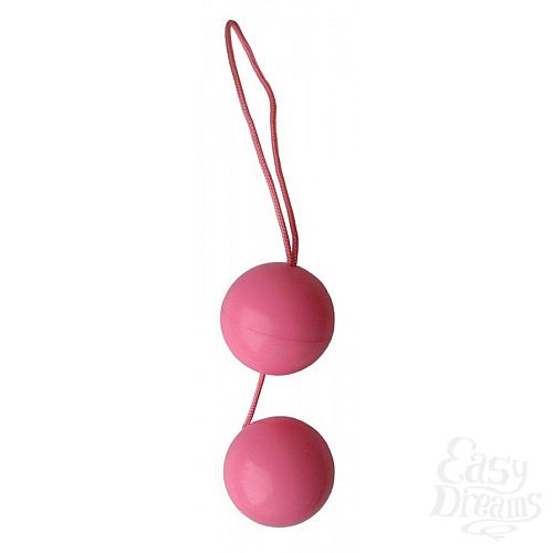 Фотография 1:  Розовые вагинальные шарики Balls