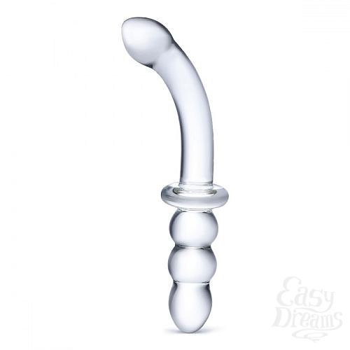  1: Glas Glas Ribbed G-Spot Glass Dildo -   , 19.32.8  