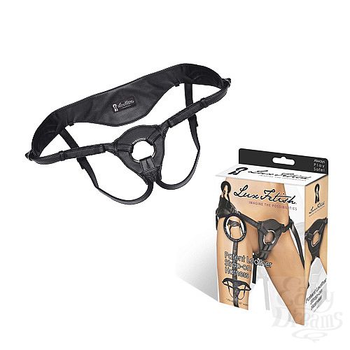 Фотография 1:  Трусики из мягкой кожи с фаллосом LUX FETISH Фотография 1:  Трусики из мягкой кожи с фаллосом LUX FETISH