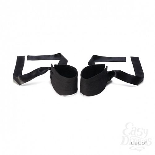  1: LELO   Lelo - Etherea Silk Cuffs Black