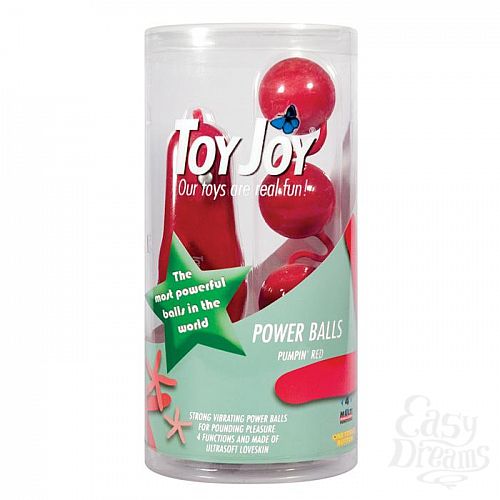  1: Toy Joy,      POWER BALLS RED VIBR.4F.9599TJ