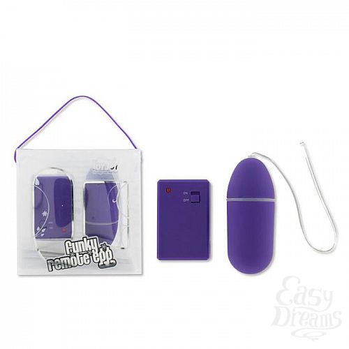  1: Toy Joy,    Funky Remote Egg Dark Purple 9890TJ