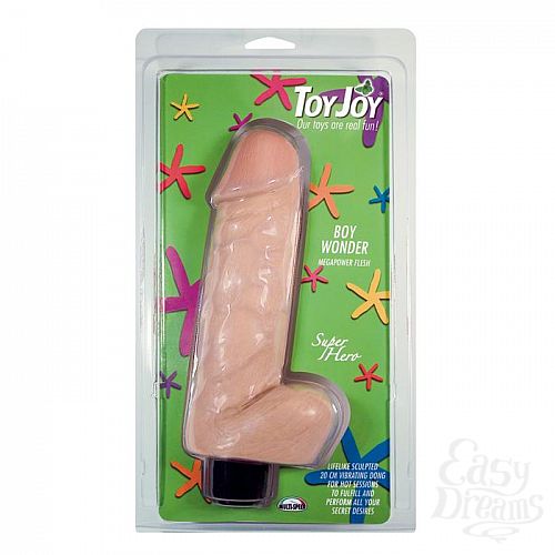  1: Toy Joy,   BOY WONDER 20 CM VIBR.DONG FLESH 9548TJ