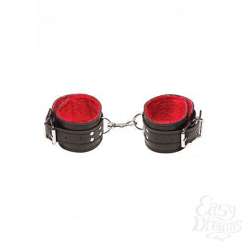  1: X-PLAY,   X-PLAY PASSION FUR ANCLE CUFFS RED 2063XP