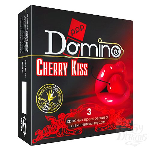 Фотография 1: Классика Групп Презервативы Domino Cherry Kiss №3