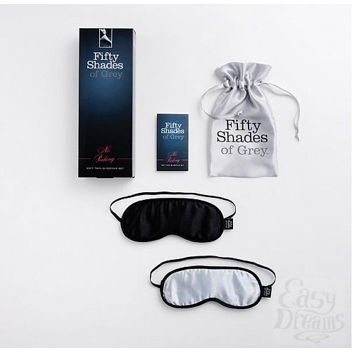  2 Fifty Shades of Grey       Soft Blindfold Twin Pack   