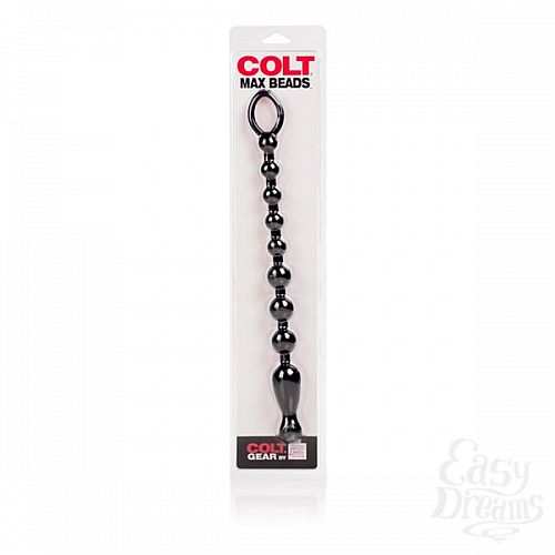  2 California Exotic Novelties,    Colt Max Beads Black 6899-03CDSE