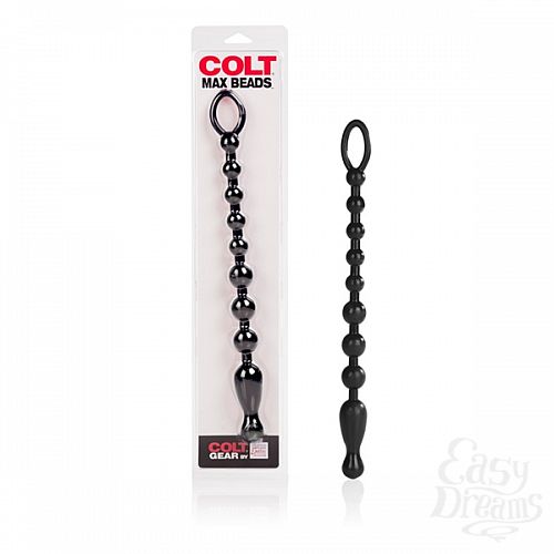  3 California Exotic Novelties,    Colt Max Beads Black 6899-03CDSE