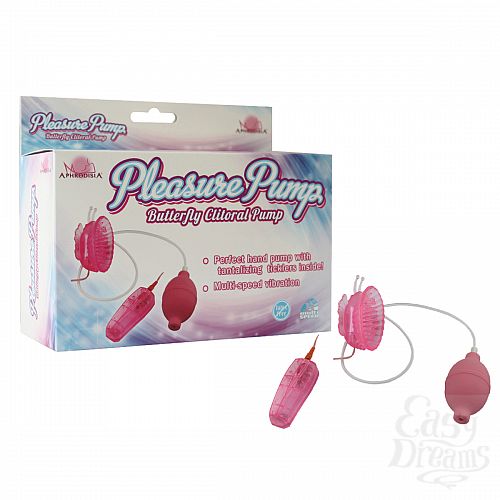  1: Howells     Pleasure Pump- Butterfly Clitoral 54002-pinkHW