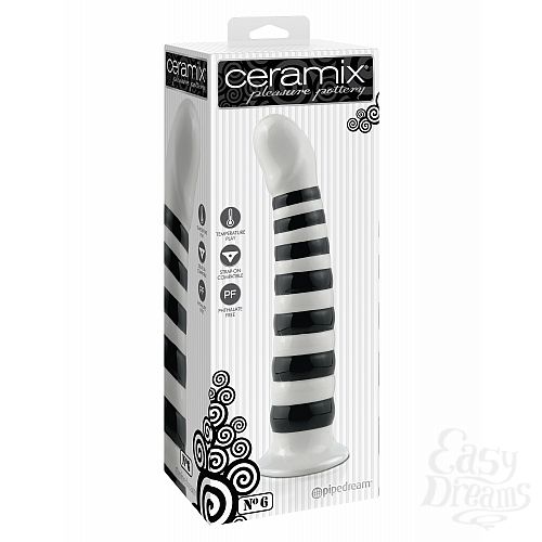 Фотография 5  Стимулятор без вибро CERAMIX NO6-BLACK/WHITE