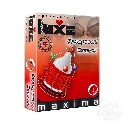 Фотография 1:  Презерватив LUXE Maxima Французский связной