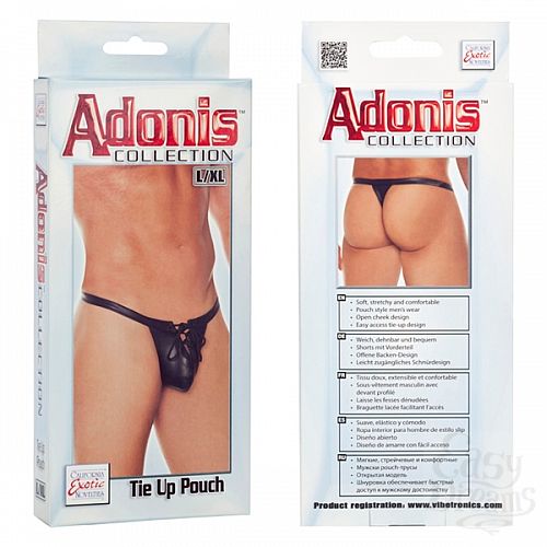  2 California Exotic Novelties,    Adonis Tie Up Pouch L/XL 4524-20BXSE