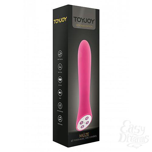  2 Toy Joy,   Muze Sound Sensitive Pink 10103TJ